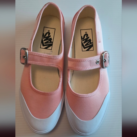 Vans Pink Mary Jane Sneakers - Picture 2 of 8